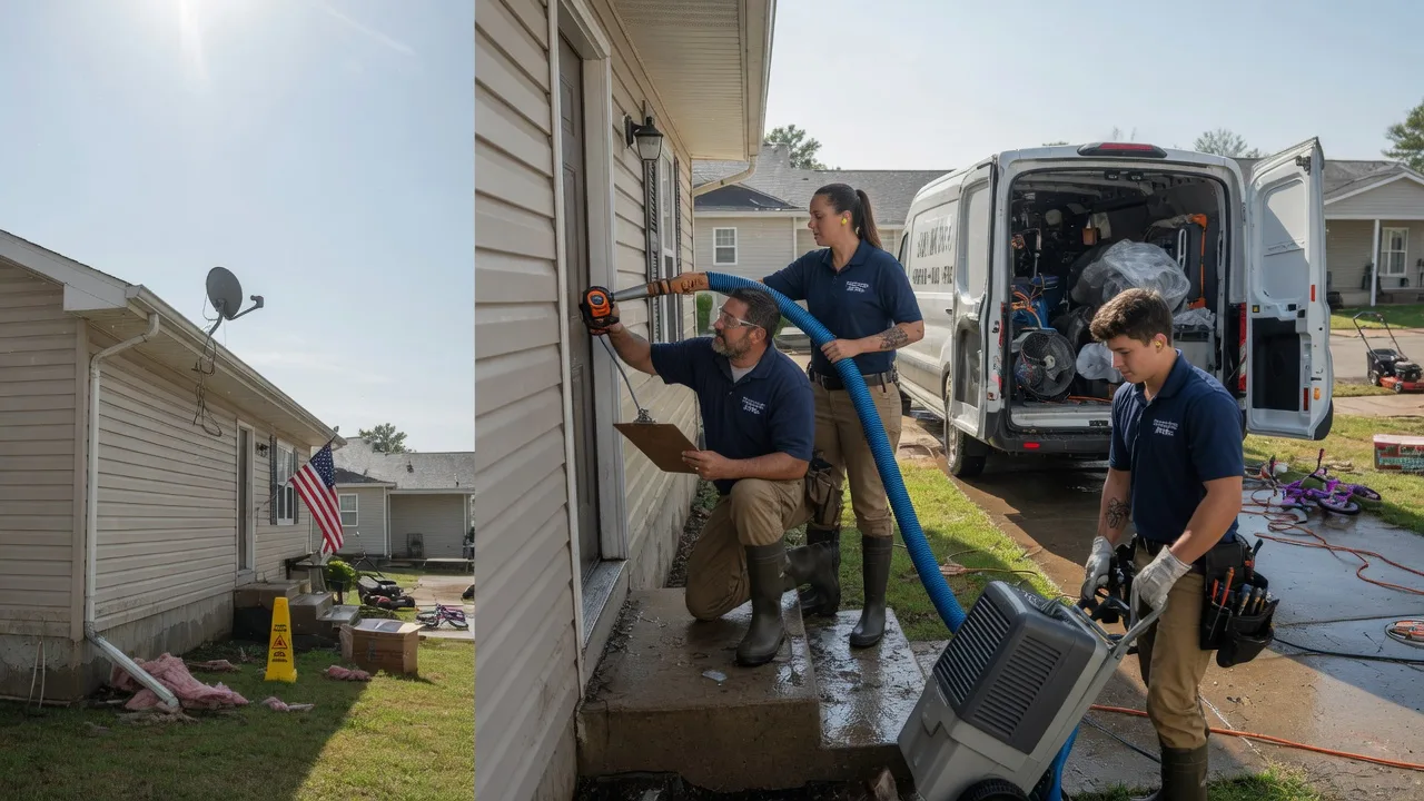 Ceiling Water Damage Restoration in Transylvania, LA near me